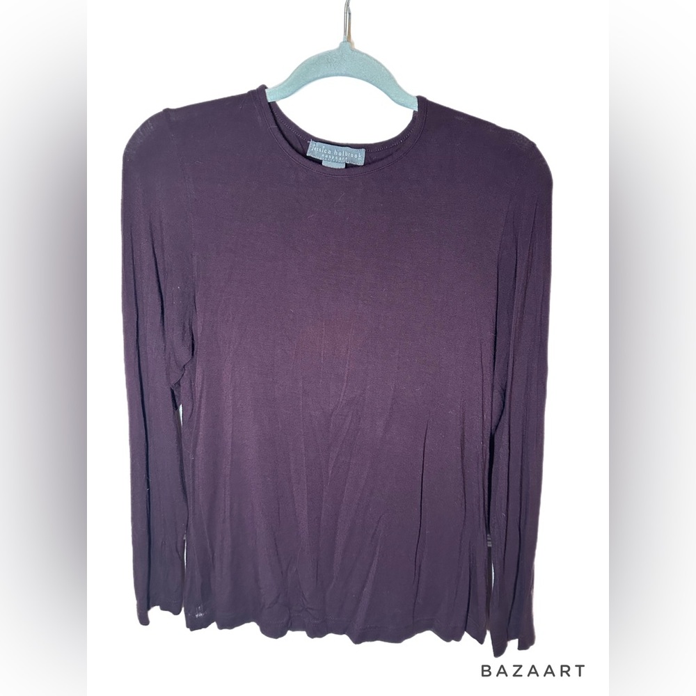 Jessica Holbrook Burgundy Top